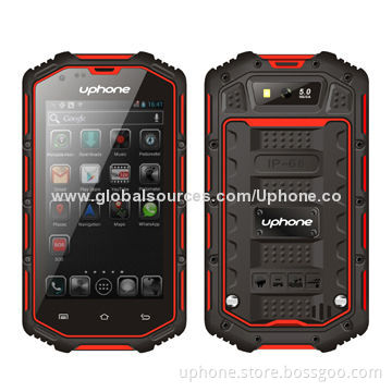 Rugged/Military Phones with IP68, 4.0-inch IPS, 3G, 5.0MP Back Camera, GPS, Wi-Fi